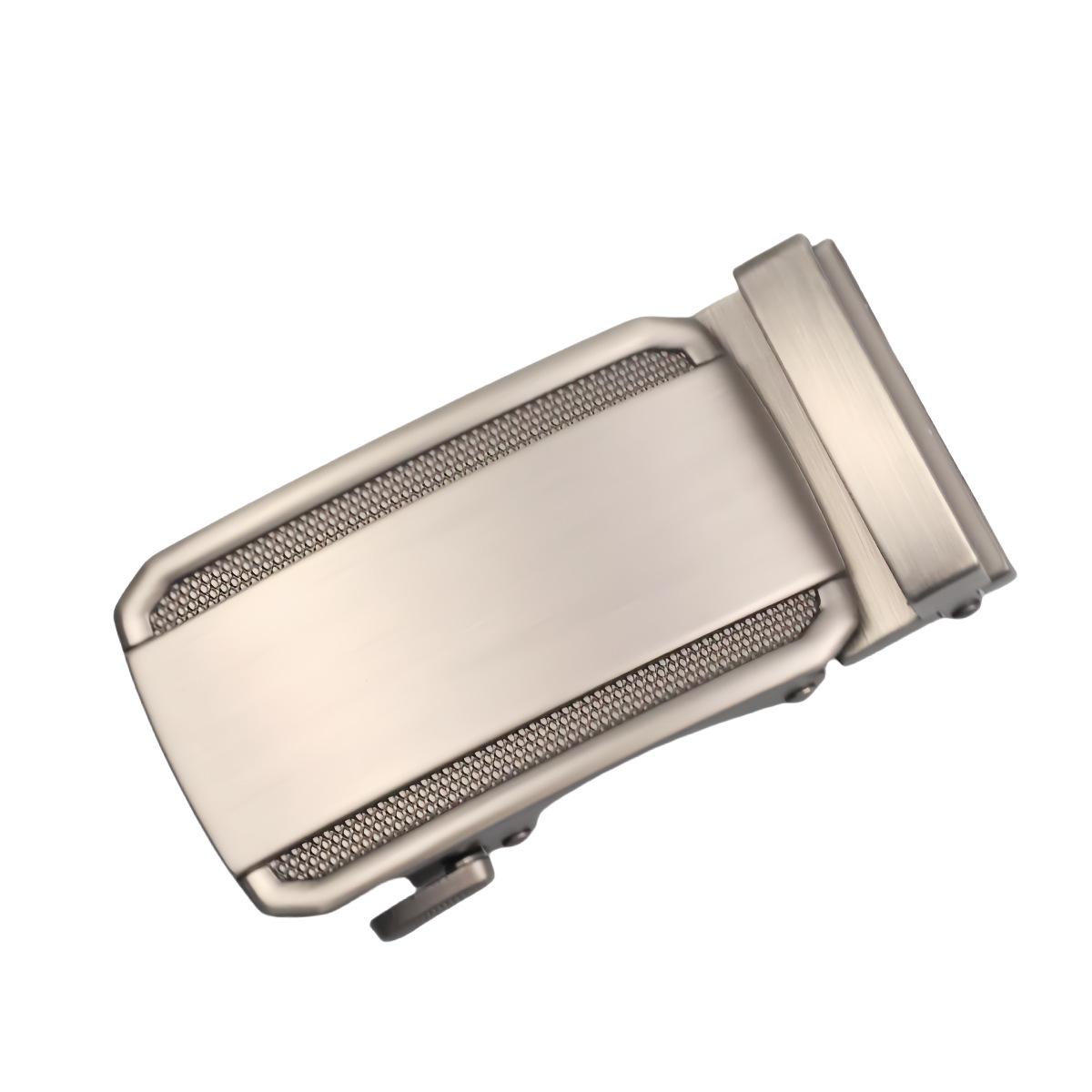 

Мужской автоматический ремень из кожи с металлической пряжкой для делового повседневного стиля