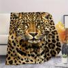 Filz Panda Wolf Leopard Kaninchen Druck Flanelldecke, Hohe Qualität, Bequem für alle Jahreszeiten, Heimdekoration, Wärme und Komfort, Perfekt für Weihnachtsgeschenke