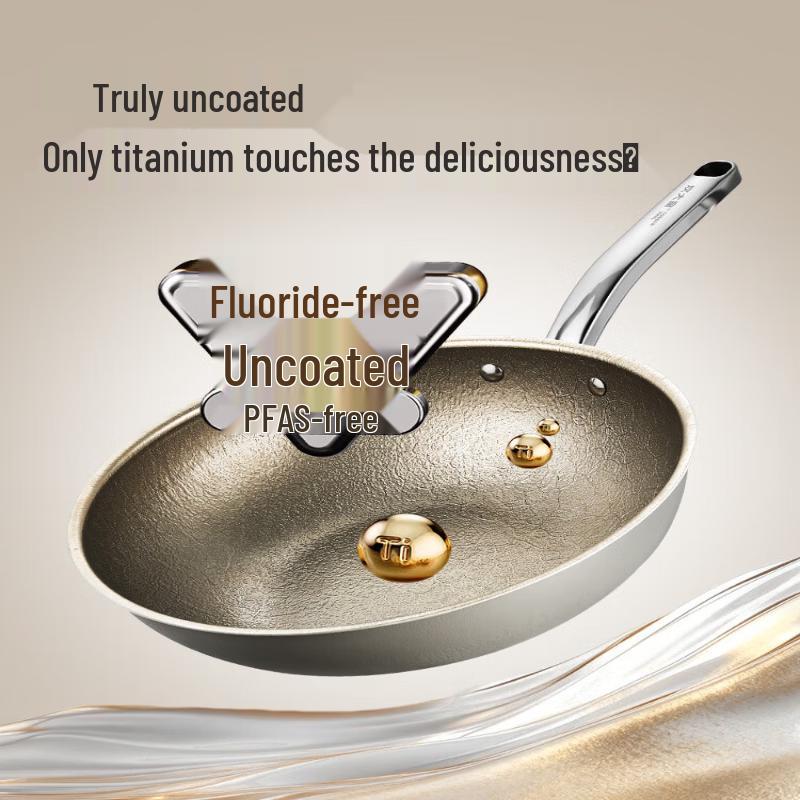 COOKER KING 30cm Pure Titanium Non-stick Wok