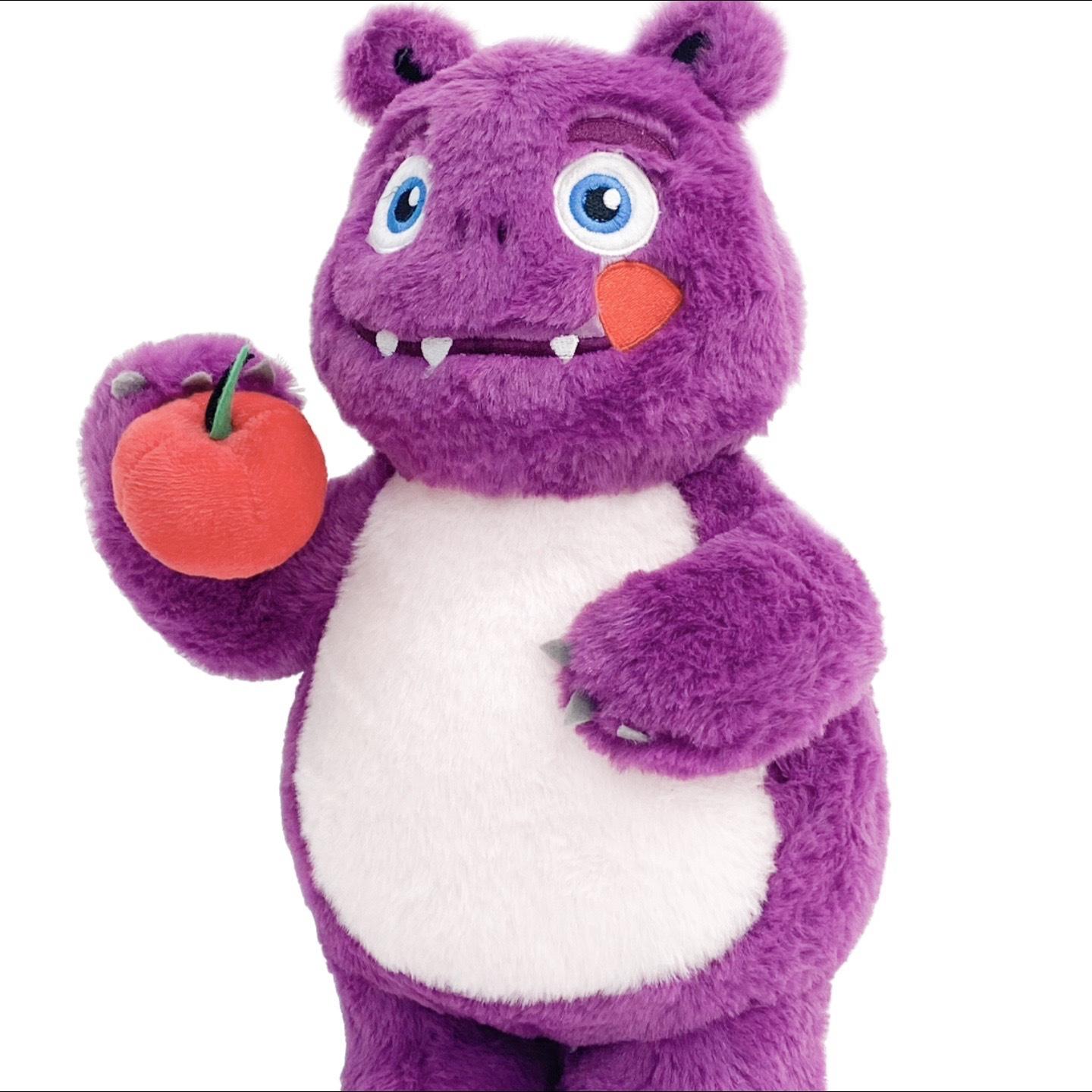 Милая плюшевая кукла-монстр с фиолетовым ртом 32cm — фото 7