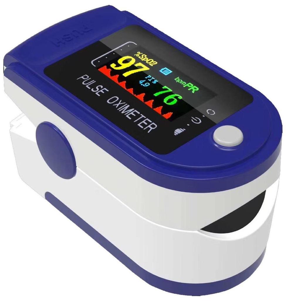 LK87 Fingertip Pulse Oximeter - Digital Display Oxygen Saturation Monitor
