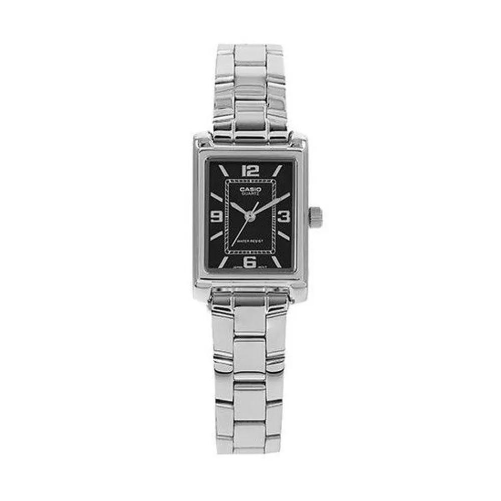 MUST IT_Women s Analog Square Metal Wristwatch (LTP 1234DD 1ADF)