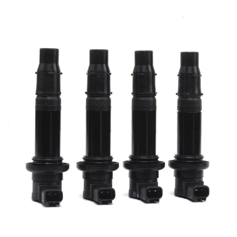 Lgnition Coil 4PCS F6T558 for 02-17 Yamaha YZF R1 R6 R6S VMX V Max FZ1 FZ8 RS SR Nytro FX WR Viking 5VY-82310-00-00 5VY823100000