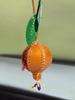 Custom Handmade Persimmon Bag Charm Keychain: Car Hanging Decoration & Fashion Accessory