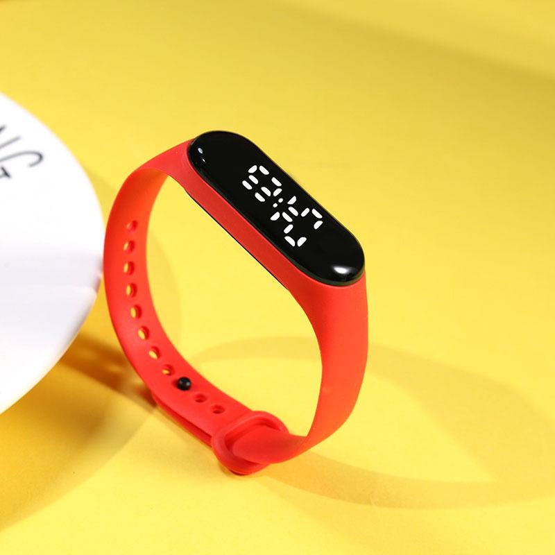 Waterproof White Light LED Sports Watch for Primary & Middle School Students