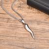 ITALIENISCHES HORN Halsketten für Männer Frauen,Edelstahl Italienisches Cornicello Anhänger Halsketten,Unisex Schmuck Geschenke