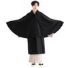KYOETSU Japanese Coat TONBI woollen blend fabric LL Black