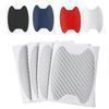 Carbon Fiber Car Door Handle Protective Stickers, 4pcs