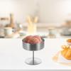 400Ml Stainless Steel Footed Dessert Cup Elegant Ice Cream Bowl Sturdy Metal Serving Bowl for Parties Casual Formal Dining