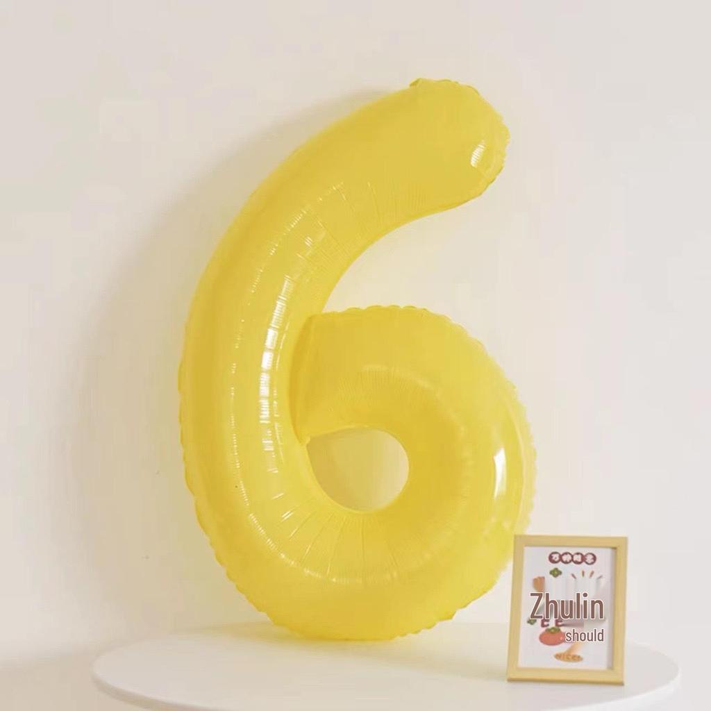 40-Inch Cream Number Balloon for Kids' First Birthday Party Decoration