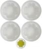 Pottery Clover Set of Outlet Made In Mino Ware Cat's Four-Leaf Teacups, 4, Included, Japan,
