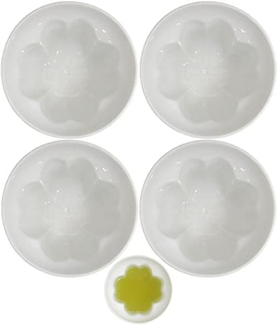 Pottery Clover Set of Outlet Made In Mino Ware Cat's Four-Leaf Teacups, 4, Included, Japan,