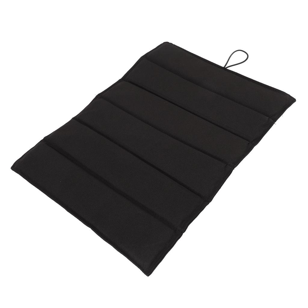 Black Portable Water Proof Picnic Mat Camping Sitting Pad Thickened Folding Small Cushion for Outdoor Beach Travel