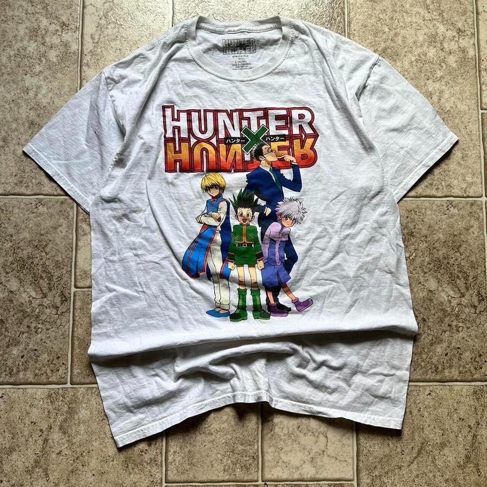 Retro Hunter x Hunter Anime short sleeve white color shirt KV35271 Unisex T-Shirt M