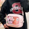 Daily Versatile Japanese Harajuku Girls Y2k Ulzzang Ita Bag Large Capacity Transparent Fashion Crossbody Bag Casual Women's Bag