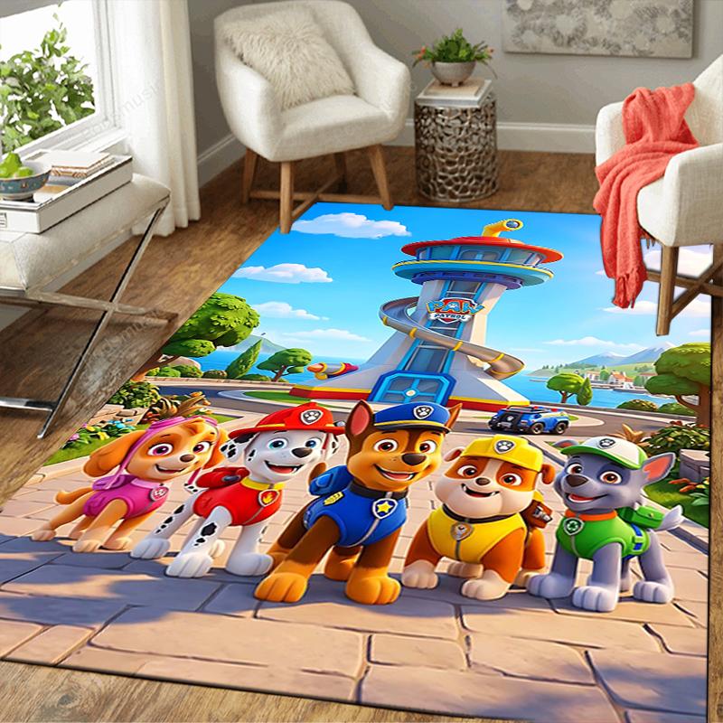 1Pc Christmas Car Adventure Rug Office Carpet Indoor Outdoor Doormat Nonslip Soft And Comfortable Living Room Christmas Halloween Gift D91871