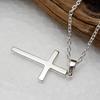Points Head Only Simple But Cool Cross Necklace for Men Silver 925 Cross Necklace for Men Simple Silver Necklace Necklace Popular Accessories for
