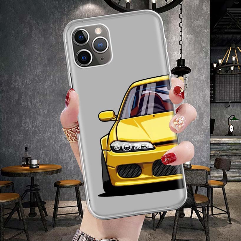

JDM Sports Cars Male Men Soft Phone Case For IPhone 11 17 Air 16E 16 Pro Max 15 + 14 Plus 13 Mini 12 Apple 7 SE 8 Fundas Coque 1 iPhone 13 Pro Max