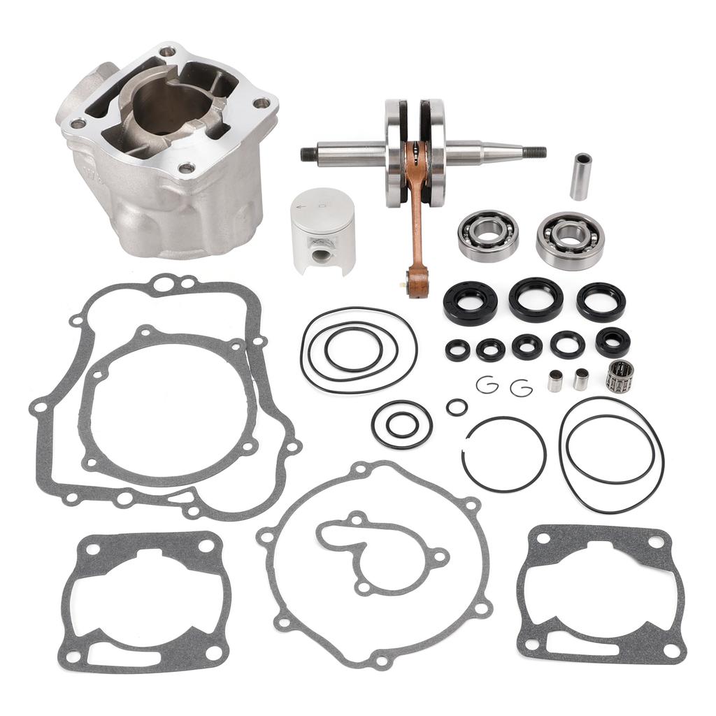 Cylinder Piston Crankshaft Gaskets Top End Rebuild Kit For Yamaha YZ80 1993-2001
