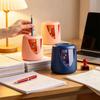 Automatic Switch Automatic Pencil Sharpener Decorative Sticker Pencil Sharpener  Students Gifts