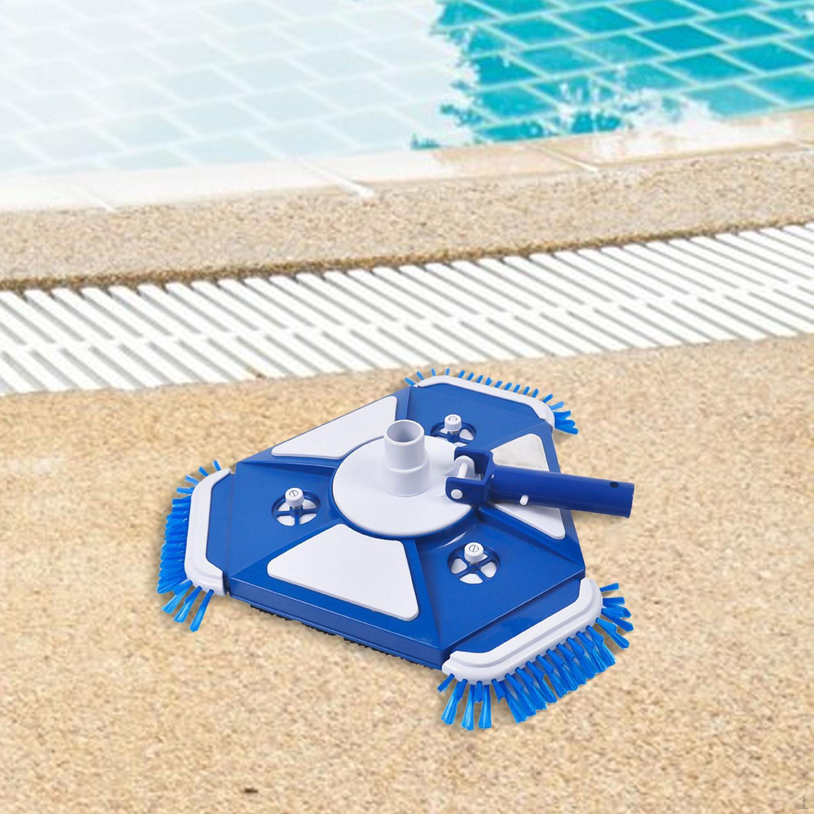Swimming Pool Vacuum Pool,Triangular Weighted Brush Weighted,Professional with Side