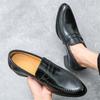 Nouveaux Mocassins Penny pour Homme Pointus en Cuir Verni Augmentant la Hauteur Chaussures Décontractées Robe de Mariage Retour au Pays Chaussures Zapatos Hombre