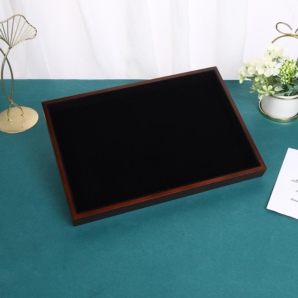Black Walnut Jewelry Display Tray for Earrings and Watches