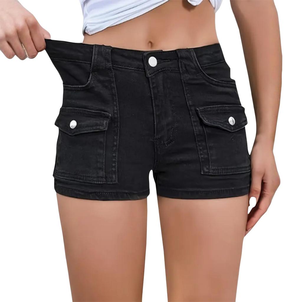 Women's Denim Classic Versatile High Waist Fashionable Shorts