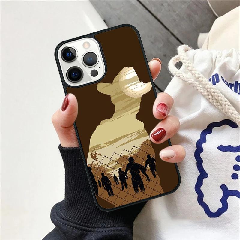 

The Walking Dead Phone Case For iPhone 17 Air 15 16 Cover 11 13 14 Pro Max 12 Plus Max Fundas iPhone 16e