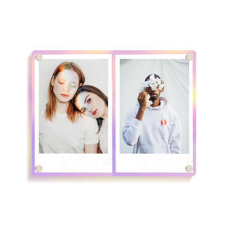[Film Lab] Transparent Magnetic Photo Frame Fridge Magnet for Instax Mini SQ Wide Polaroid Photo CAC73