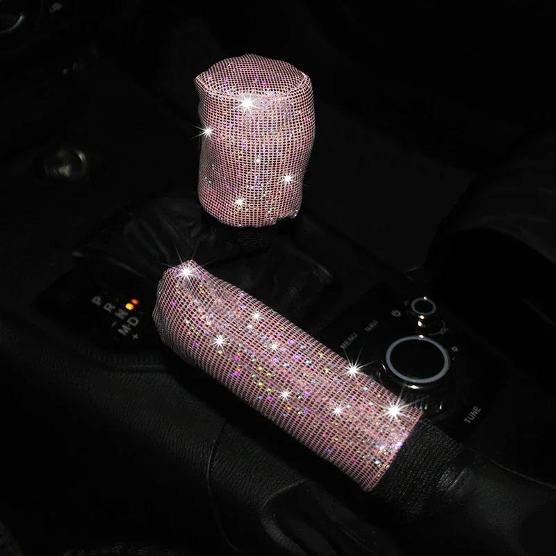 

New Fashion Full Diamond Car Steering Wheel Cover Universal Crystal Sparkling Diamond Anti Slip Cover Accessories