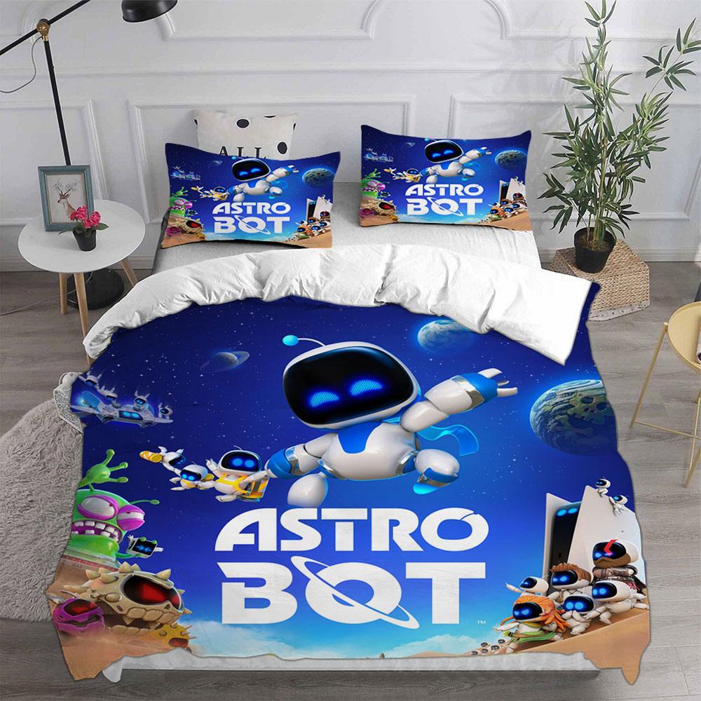 ASTRO BOT Ložní soupravy Přehoz na postel Přikrývka Povlak na přikrývku Povlak na polštář 2-3dílné sady Dětská Dekorace ložnice pro dospělé Dětské dárky