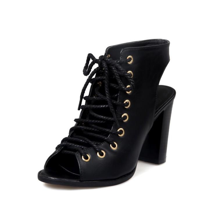 Fashion Fashion Womens Shoes 2025 Large Size Open Toe High Heel Sandals Suit Female Beige Luxury Velvet Big Boot Peep High-heeled Black