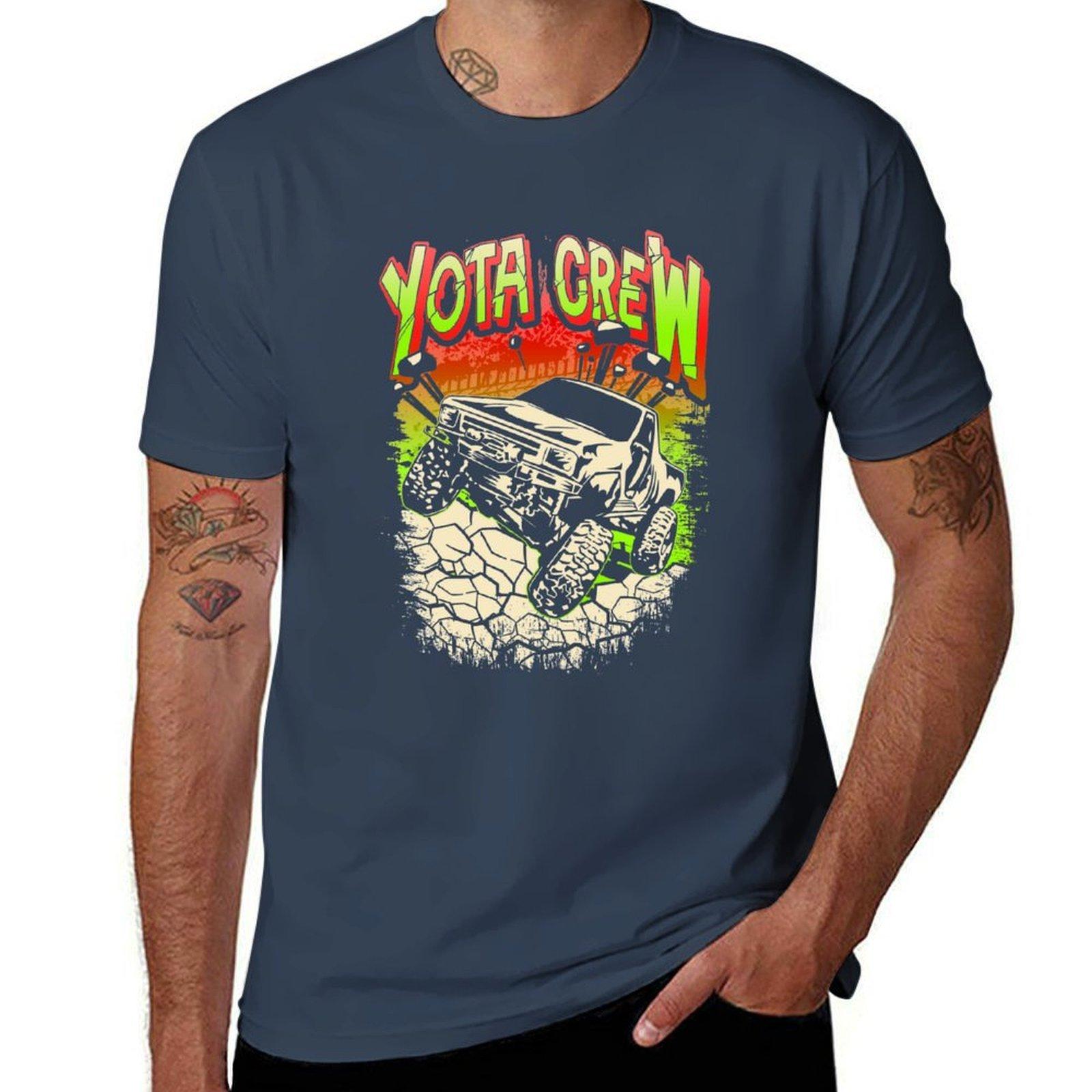 Yota Crew Crawler TShirt Comfortable Basic Crew Neck Tee S