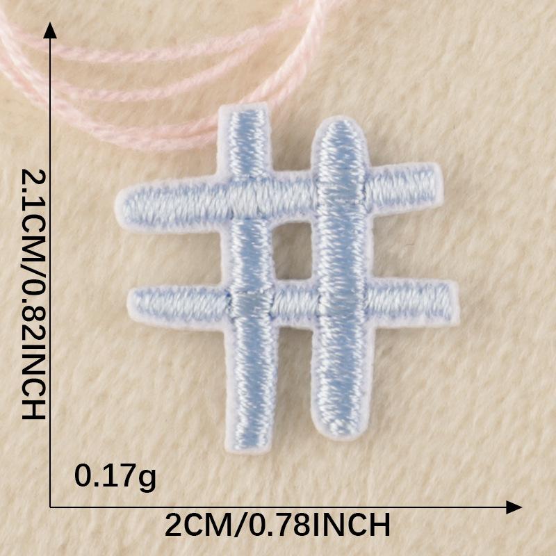 Korean Wappen Embroidery Self-Adhesive Patch for Clothing & DIY Accessories