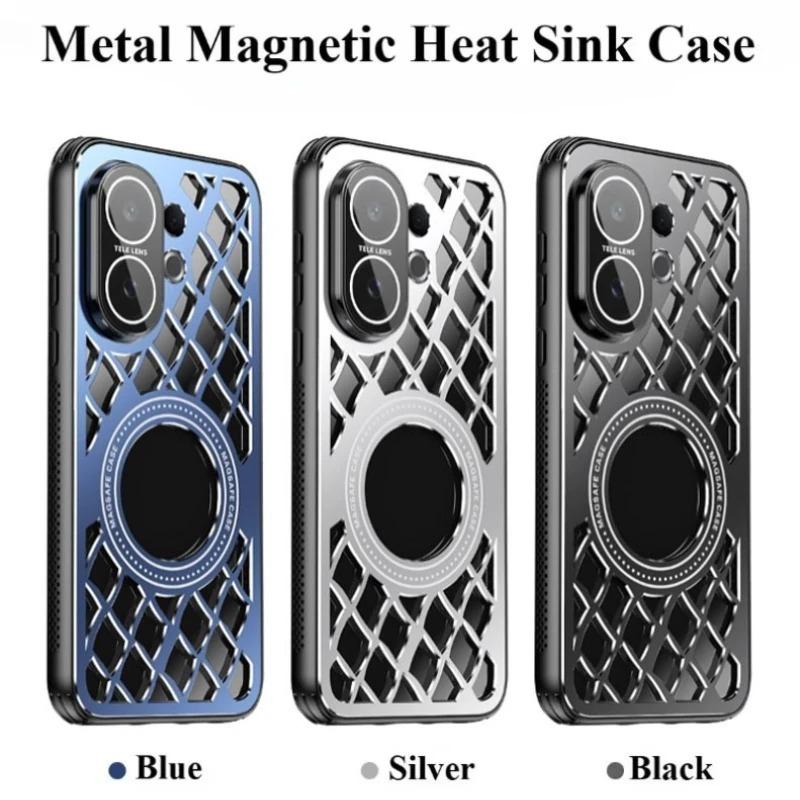 Wärmeableitung Aluminiumlegierung Magnetring Hülle Für VIVO S30 Pro mini X200 FE Kabelloses Laden Linsenschutz Stoßfeste Hülle