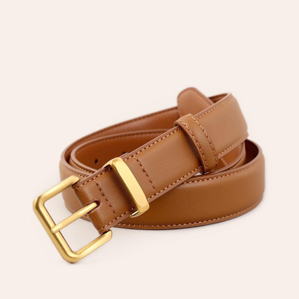 

Adjustable Leather Belt Fashion Decorative Belt Adjustable Waistband Belt Korean Style Style 2
