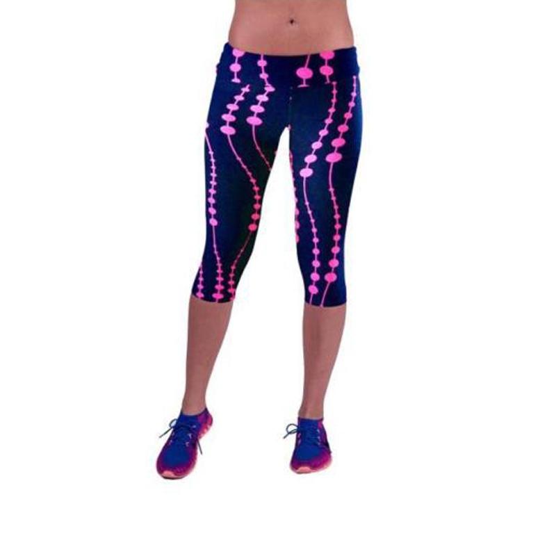 

Fashion Printed Women High Waist Legging Fitness Stretch Yoga Sport Pant Cropped #12,XL