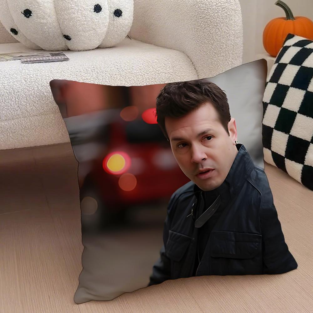 JJon Seda Cushion Cover Throw Pillow Cover Hidden Button Durable Polyester Chair Cushion