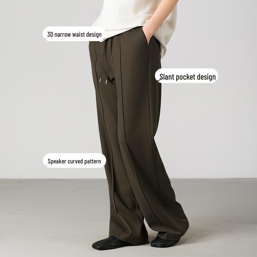 

ABOUTSEA Women s Autumn High-Waisted Fishtail Pants - Slimming, Drapey, Casual Commuting Style Medium