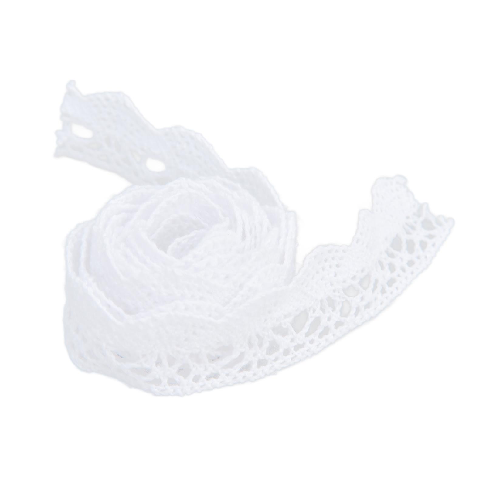 

Кружевная лента своими руками из хлопковой сетки шириной 2 см, 20 ярдов, элегантная тканевая кружевная отделка для штор