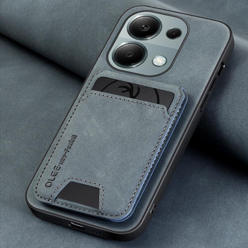 Solid Color Leather Wallet Card Slot Bracket Phone Case For Xiaomi 14T 13T 11T Pro Redmi Note 14 14C 13 13C 12 11 10 S Pro Cover