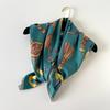 High-end Sense  Big Square Scarf  Women's Scarf  European and American Versatile Scarf  Imitation Silk Screen Scarf  Women's