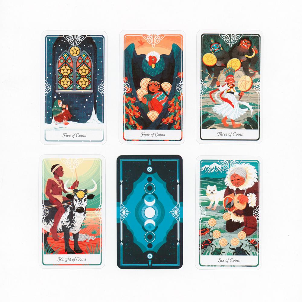 Tarot des Göttlichen Ein Deck und Leitfaden, inspiriert von Gottheiten-Folklore und Märchen aus aller Welt. Tarot-Kartenspiel