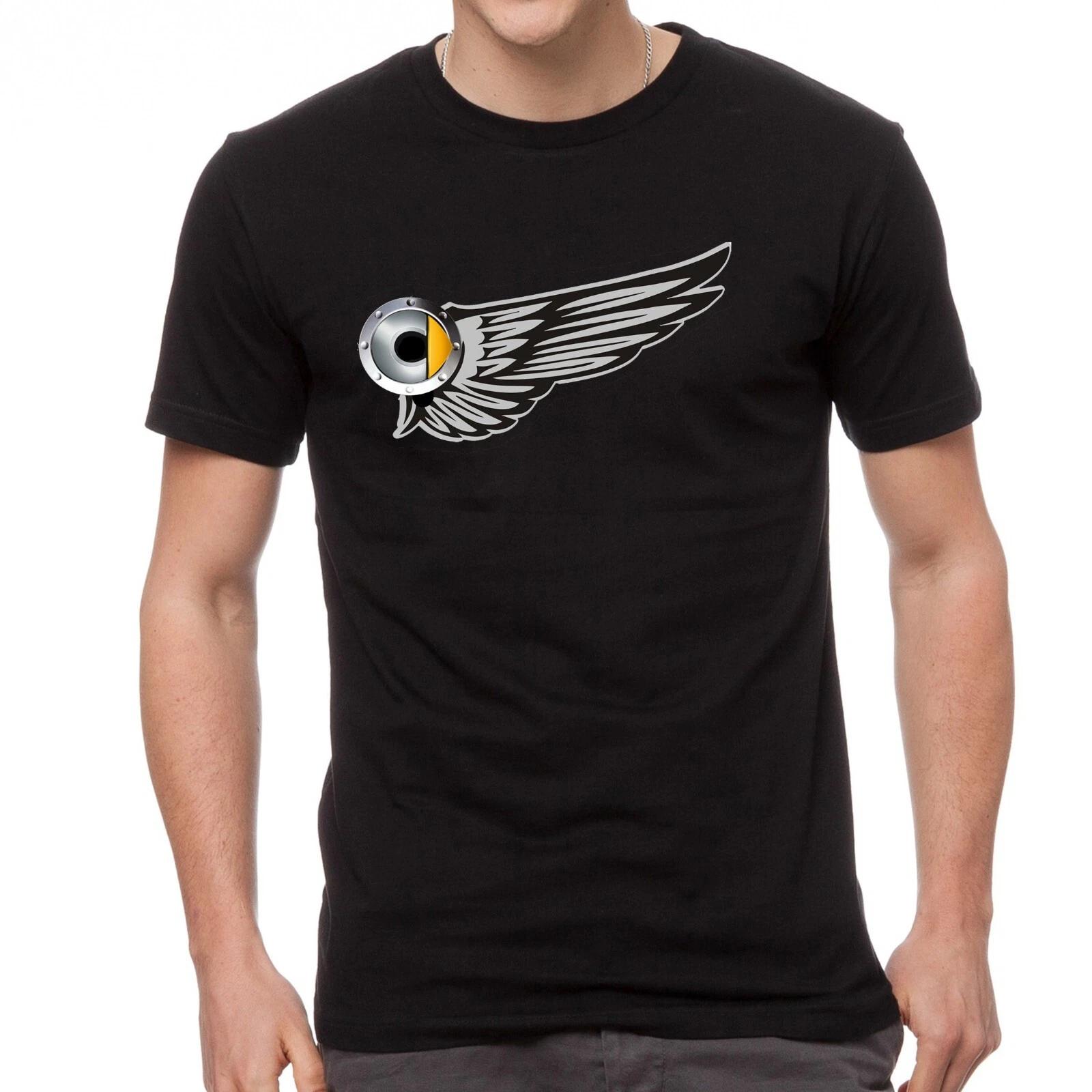 Smart Flight Car Logo Car BLACK T-Shirt - 823- S