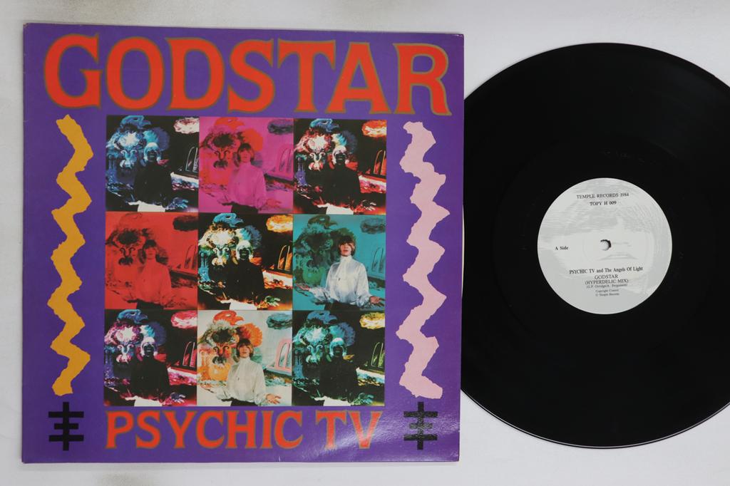12inch Record PSYCHIC TV - Godstar TOPYH009 Temple Records 1985 UK Rock Used