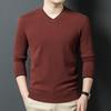 Men's 100% Pure Wool V-Neck Sweater