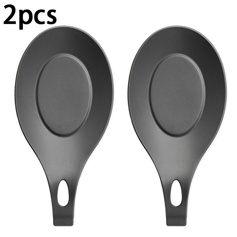 Ceramic Spoon Rest Large Utensil Holder Heat Resistant for Cooking Coffee Kitchen Non Slip Surface