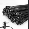 100pcs Fixed Head Nylon Zip Ties 4*100mm Nylon Cable Ties With Screw Hole,Self Locking Loop Bundle Ties Cable Ties