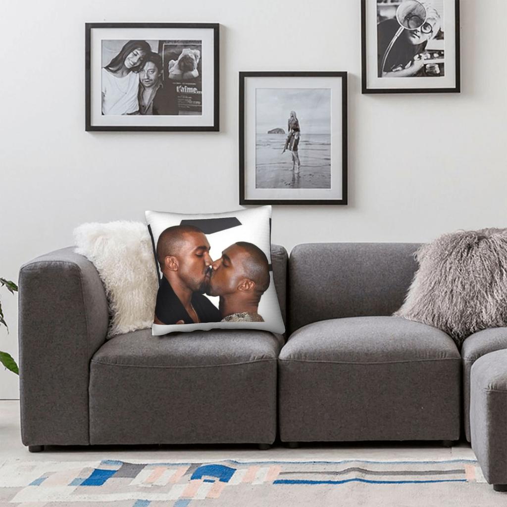 I Love You Like Kanye Loves Kanye Pillowcase Soft Fabric Cushion Cover Decoration Pillow Case Cover Home Drop Shipping 45*45Cm